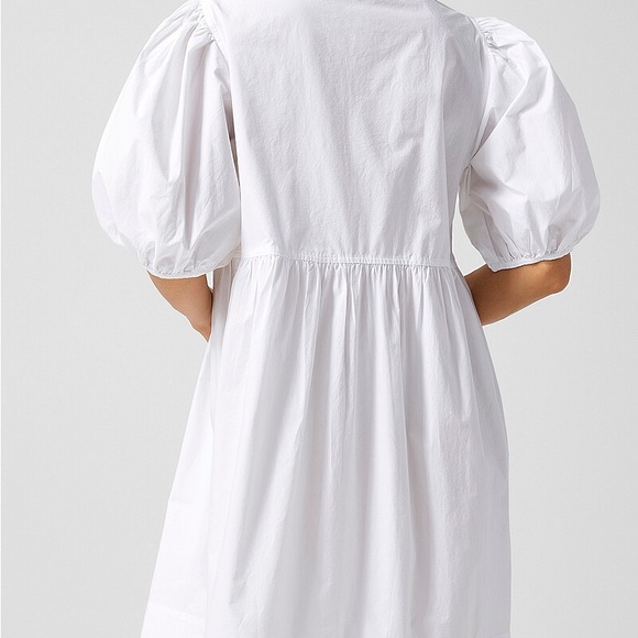 NWOT - Ganni Poplin tie-up minidress - Picture 3 of 5